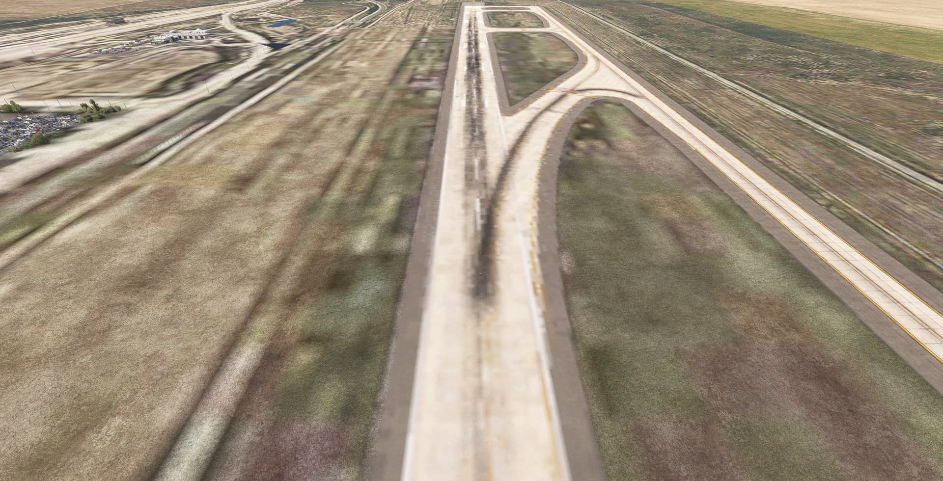 Blurry Ground at KDEN in MSFS with CU10 - Orthophoto